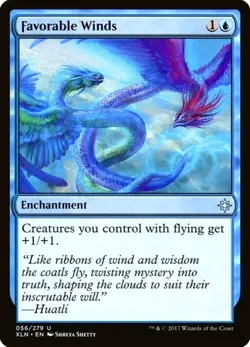 X 1 Favorable Winds MTG Ixalan 056 MTG Magic The Gathering - Image 1