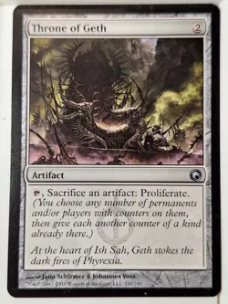 Throne of Geth - Scars of Mirrodin - Magic the Gathering MTG Nice! - Image 1
