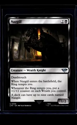 2023 MTG Magic the Gathering LOTR Lord of the Rings #335 Nazgul - Image 1