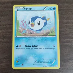 Piplup 33/113 - LP Legendary Treasures - 2013 Common Pokemon TCG Card - Image 1