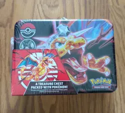Pokemon TCG - Charizard Collectors Chest Lunchbox Tin BRAND NEW / SEALED - Image 1