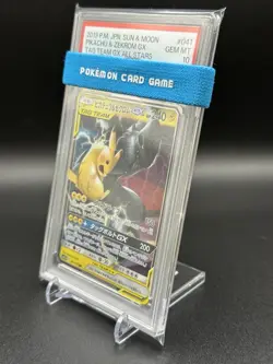 PSA 10 Pikachu & Zekrom GX 041/173 Tag Team GX All Stars Japanese 2018 Pokemon - Image 2