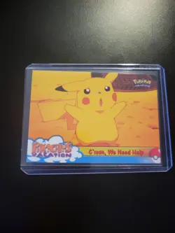 Pokemon TCG C'mon, We Need Help Pokemon Topps Pikachu's Vacation 53 - Image 5