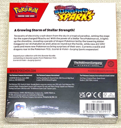 Pokemon Surging Sparks SV08 Booster Bundle TCG 6-packs Sealed - Image 2