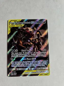 2020 POKEMON SM BLACK STAR PROMO SM241 UMBREON & DARKRAI GX TAG Tm POWERS COL. - Image 1