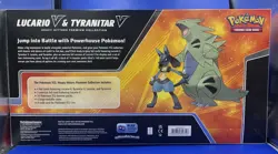 Pokemon TCG Lucario V & Tyranitar V Heavy Hitters Premium Collection New NIB 820650856716 - Image 2