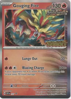 Gouging Fire Pokemon Surging Sparks Staff Promo #151 - Image 1