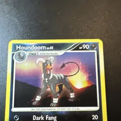 Pokemon TCG Houndoom Great Encounters 18/106 Reverse Holo Rare - Image 1