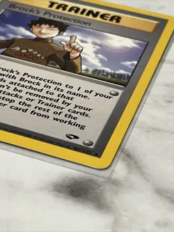 1st Edition Brock’s Protection Rare 101/132 Gym Challenge Pokemon TCG - Image 3