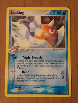 Pokemon Seaking 24/107 Deoxys Rare NM See Pictures - Image 1