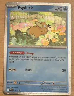 Psyduck MEP007 Black Star Promo - Cosmos Holo - Mega Evolution - Pokemon - Image 1