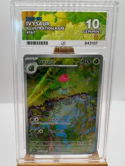 Pokemon TCG - S&V 151 - 167/165 Ivysaur - Illustration Rare - ACE 10 - Image 1