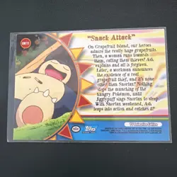 LP! HOLO Foil 2000 Topps Pokemon Series 3 OR11 Snack Attack Blue Label - Image 4