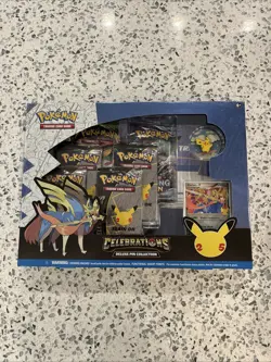 Pokemon TCG 25th Anniversary Celebrations Zacian Pin Box Exclusive Brand New - Image 1