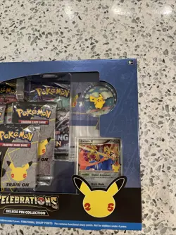 Pokemon TCG 25th Anniversary Celebrations Zacian Pin Box Exclusive Brand New - Image 3