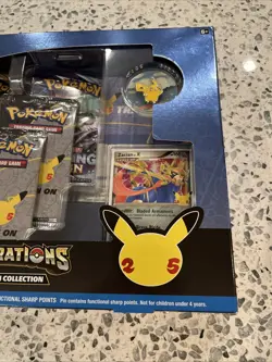 Pokemon TCG 25th Anniversary Celebrations Zacian Pin Box Exclusive Brand New - Image 5