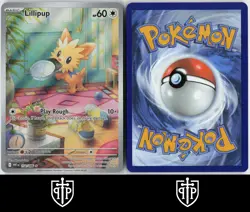 Pokemon - Lillipup 154/086 White Flare - Illustration Rare - NM - Image 3