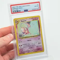 CARTA POKEMON ESPEON HOLO 1/75 (2001) NEO DISCOVERY - ITA - PSA 4 - Image 2