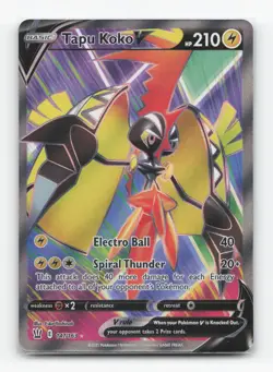 Pokemon TCG - Tapu Koko V 147/163 Near Mint Ultra Rare Battle Styles - Image 1