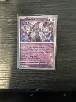Mewtwo Pokemon Scarlet & Violet 151 Reverse Holo 150/165 - Image 1
