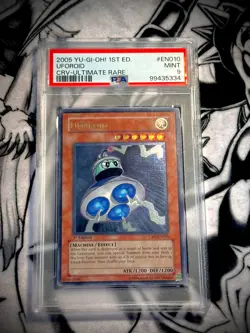 Yugioh CVR Ultimate rare Uforoid 1st edition psa 9 - Image 1