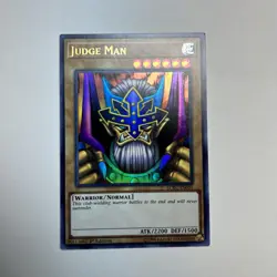 Yugioh TCG Judge Man Ultra Rare LCKC-EN004 1st Edition - Image 1