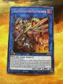Yugioh Heavymetalfoes Electrumite EXFO-EN098 Secret Rare 1st Ed NM - Image 3