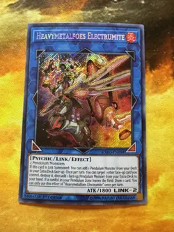 Yugioh Heavymetalfoes Electrumite EXFO-EN098 Secret Rare 1st Ed NM - Image 4