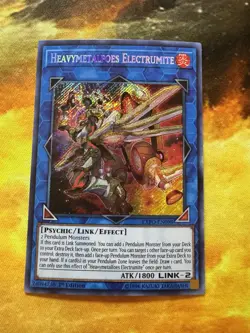 Yugioh Heavymetalfoes Electrumite EXFO-EN098 Secret Rare 1st Ed NM - Image 5