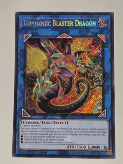 Topologic Blaster Dragon BPRO-EN046 Secret Rare Yugioh Burst Protocol Mint - Image 1