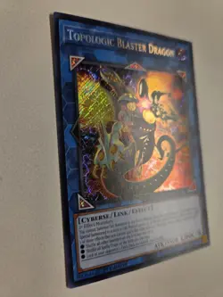Topologic Blaster Dragon BPRO-EN046 Secret Rare Yugioh Burst Protocol Mint - Image 2