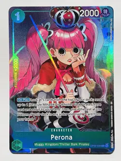 CARD ONE PIECE TCG - Perona Alternate Art Promo OP09-034 NEAR MINT English - Image 1