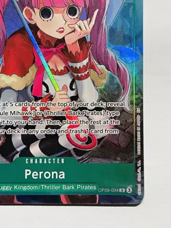 CARD ONE PIECE TCG - Perona Alternate Art Promo OP09-034 NEAR MINT English - Image 4