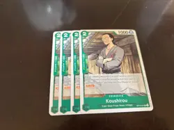 OP12-027 Playset 4 x Koushirou UC English NM One Piece TCG Card Game - Image 1