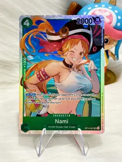 Nami OP14-031 (SR) The Azure Sea’s Seven One Piece TCG English Super Rare - Image 1