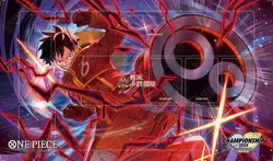 Monkey D. Luffy One Piece Playmat With Zones OPCG TCG CCG Game Play Mat NEW - Image 1