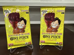 One Piece Card Game Op07 500 Years In The FutureBooster Two Pack Sealed English - Image 1