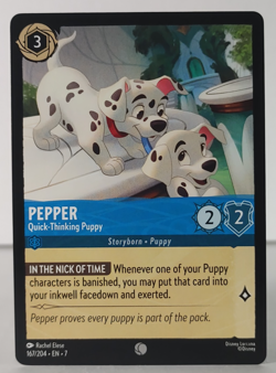 Pepper - Quick-Thinking Puppy - Archazia's Island - Lorcana - #167 - Singles - Image 1