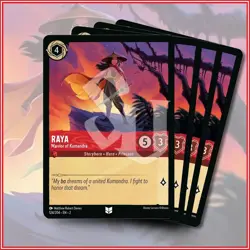 Disney Lorcana TCG: RAYA Warrior of Kumandra x4 Uncommon Rise of the Floodborn - Image 1