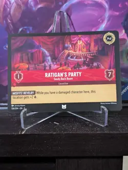 Disney Lorcana Shimmering Skies Ratigan’s Party Seedy Back Room 136/204 Non Foil - Image 1