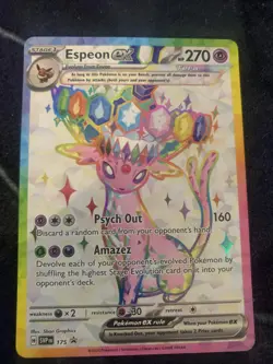 Espeon ex Svp175 Sv: Scarlet & Violet Promo Cards Holo - Image 1