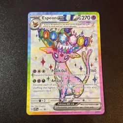 Pokemon. Espeon ex Svp175 Sv: Scarlet & Violet Promo Cards Holo. Mint - Image 3