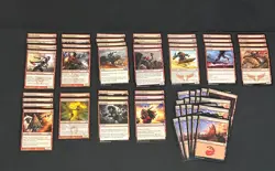 Pauper Mono Red Wide - MTG Magic 60 Card Deck - Image 1