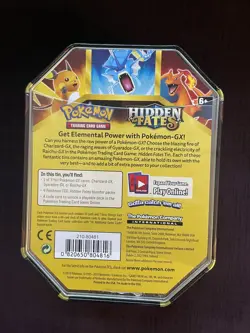 Pokemon TCG Hidden Fates Raichu GX Tin New & Sealed - Image 2