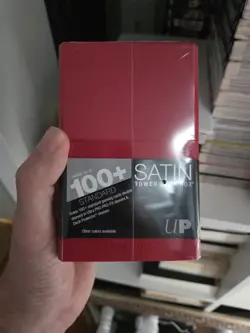ULTRA PRO SATIN TOWER RED DECK BOX New Gaming Card Dice Storage Compartment - Image 3
