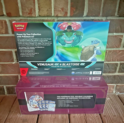 BRAND NEW-Pokemon TCG Holiday Calendar 2025 & Venusaur ex/Blastoise ex Bundle - Image 2