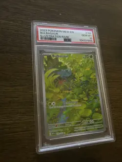 Bulbasaur Holo PSA 10 Scarlet & Violet 151 Card 166/165 Sv: Bulbasaur - Image 3