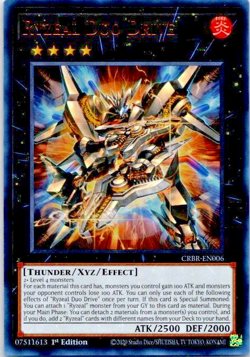 Yugioh Ryzeal Duo Drive CRBR-EN006 Ultra Rare 1st Edition Yu-Gi-Oh! Card NM - Image 1