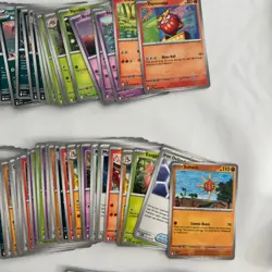 Pokemon Card Bulk lot 500 Cards Common, Uncommon, Reverse Holo 25 foil mixed Lot - Image 4