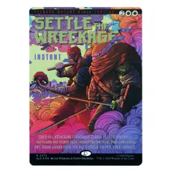 Settle the Wreckage #2372 (FOIL) ~ MTG Secret Lair Teenage Mutant Ninja Turtles - Image 2